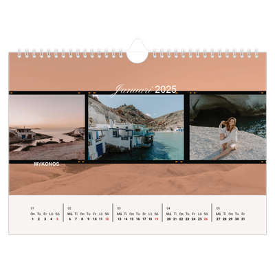 Fotokalender A4 Enkel — Äventyrslängtan [Januari]